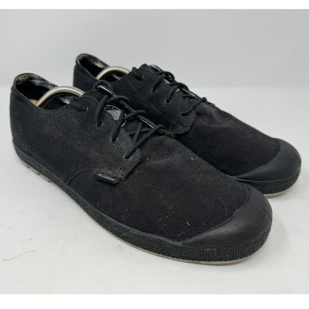 Palladium Pampa Oxford Shoes Mens Size 13 Lace Up Canvas Rubber Sneakers Slim